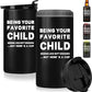 Fathers Day Dad Gifts from Daughter Son, 12OZ 4-in-1 Dad Can Cooler, 16OZ Tumbler Stainless Steel Insulated Travel Cup Birthday Anniversary Christmas Gifts for Father Him Grandpa Stepdad New Dad