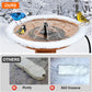 Bird Bath Heater with Water Pump for Outdoors in Winter 250W Water Deicer for Birdbaths with Thermostatically Controlled and 3.3ft Long Cord,Heated Bird Bath Deicer Suitable for Birdbaths