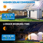 Motion Sensor Outdoor Lights, 203 LED Solar Lights Outdoor Waterproof, 3 Heads Solar Outdoor Lights, 270° Wide Angle Solar Lights for Outside, Yard, Front Door, Step (2 Packs)