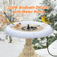 Bird Bath Heater with Water Pump for Outdoors in Winter 250W Water Deicer for Birdbaths with Thermostatically Controlled and 3.3ft Long Cord,Heated Bird Bath Deicer Suitable for Birdbaths
