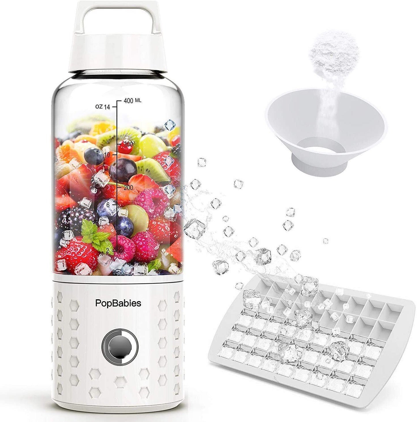 Portable Blender PopBabies Personal Blender Smoothie Blender for Shakes Corol...