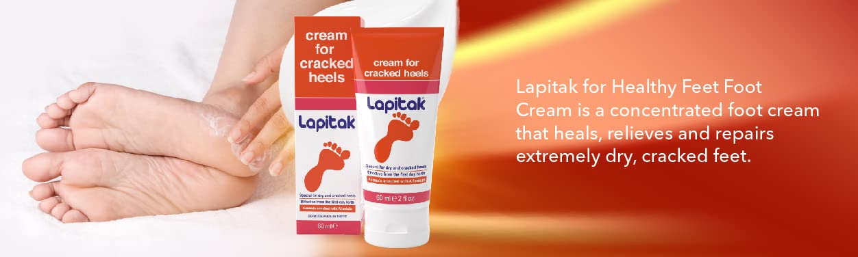 New Healthy Heel Crack Cream and Foot Cream for Cracked Heels and Dry Feet, Lotion for dry skin Intensive Foot Repair 2 OZ. Foot scrubber dead skin remover & Foot Scrub.