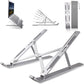 New Laptop Stand for Desk, Computer Stand Laptop Riser for Laptop, Portable Notebook Stand Compatible with 9-15.6 inch Laptops(Silver)