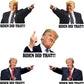 New Trump Biden Did That Stickers - Biden Did That Stickers Trump, Trump Stickers Biden Did That, Made with Waterproof Super Adhesive PVC Material, Mixed 5 Different Patterns 100Pcs in Total