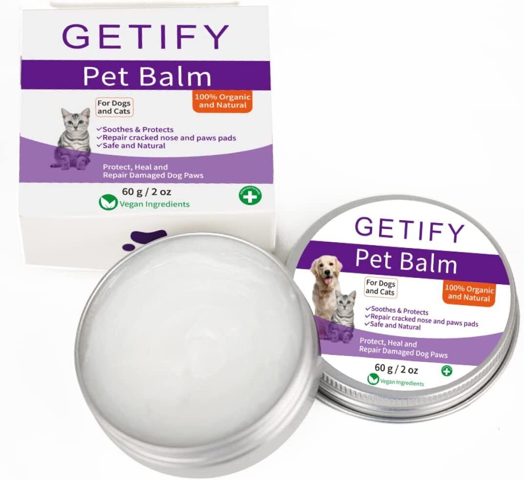 Pet Balm Heals Repairs Moisturizer Dry Noses and Cracked Paws Protection Against