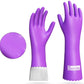 NEW Cleaning Gloves 1 Pair - Medium Sized Reusable PVC Kitchen Gloves with