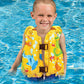 BANZAI Jr. 5-Piece Swim Set (Vest, Arm Floats, Swim Ring, Pool Seat, Kick Board)