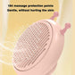 Dog or Cat Brush for Shedding and Grooming, Self-Cleaning Slicker Brush Pink Dog