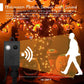 Orange Lights Halloween Decorations 72Ft 200 LED String Music Infrared Motion