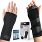 New Premium Black Carpal Tunnel Night Wrist Brace & Support with Splint
