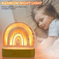 Nursery Night Light Cute LED Rainbow Night Light Nursery Breastfeeding Lamp NEW