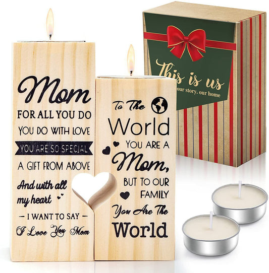 NEW Gifts for Mom – Candle Holder with 2 Tealight Mom Gifts for Mom Gifts from
