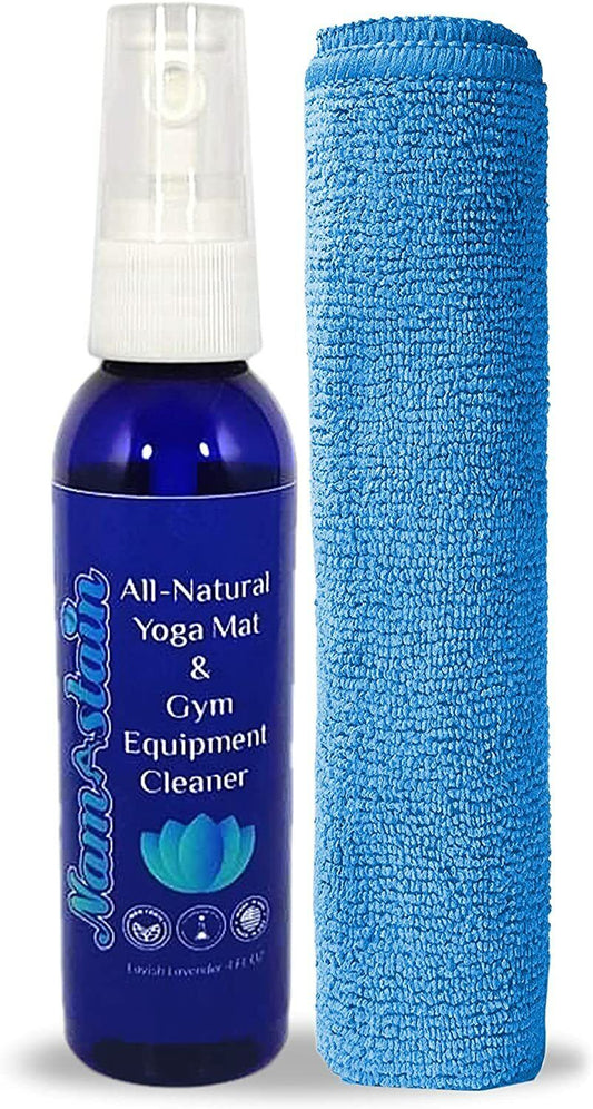 NEW Yoga Mat & Gym Equipment Cleaner Spray – All-Natural Yoga Mat Cleaner