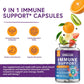 Immune Support Antioxidant Support Elderberry Zinc Vit C D3 Selenium Echinacea