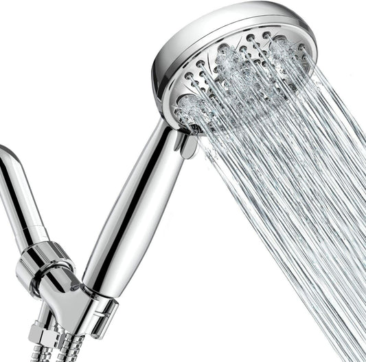 New Showerhead 8 High Pressure Handheld Shower Head 71 Inch Polished Chrome