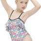 Unicorn Girls One Pieces Swimsuit Flounce Bathing Suit Summer UPF 50+ 7-9 years