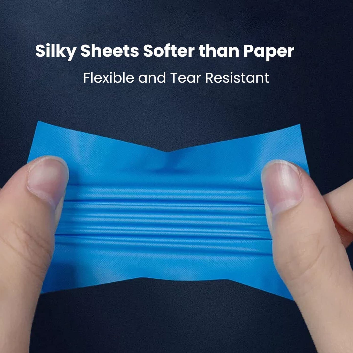 Oil Blotting Sheets for Face - Organic Premium Flexible Silky Blotting Sheet Ins