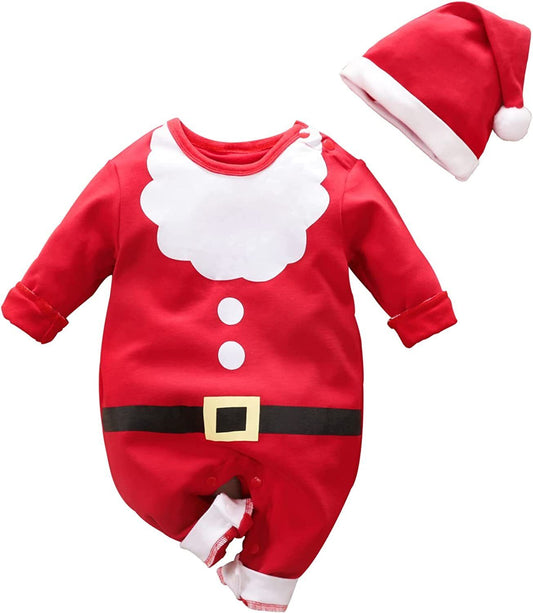 My First Christmas Baby Boy Girl Outfit Infant Long Sleeve 6-9 Months