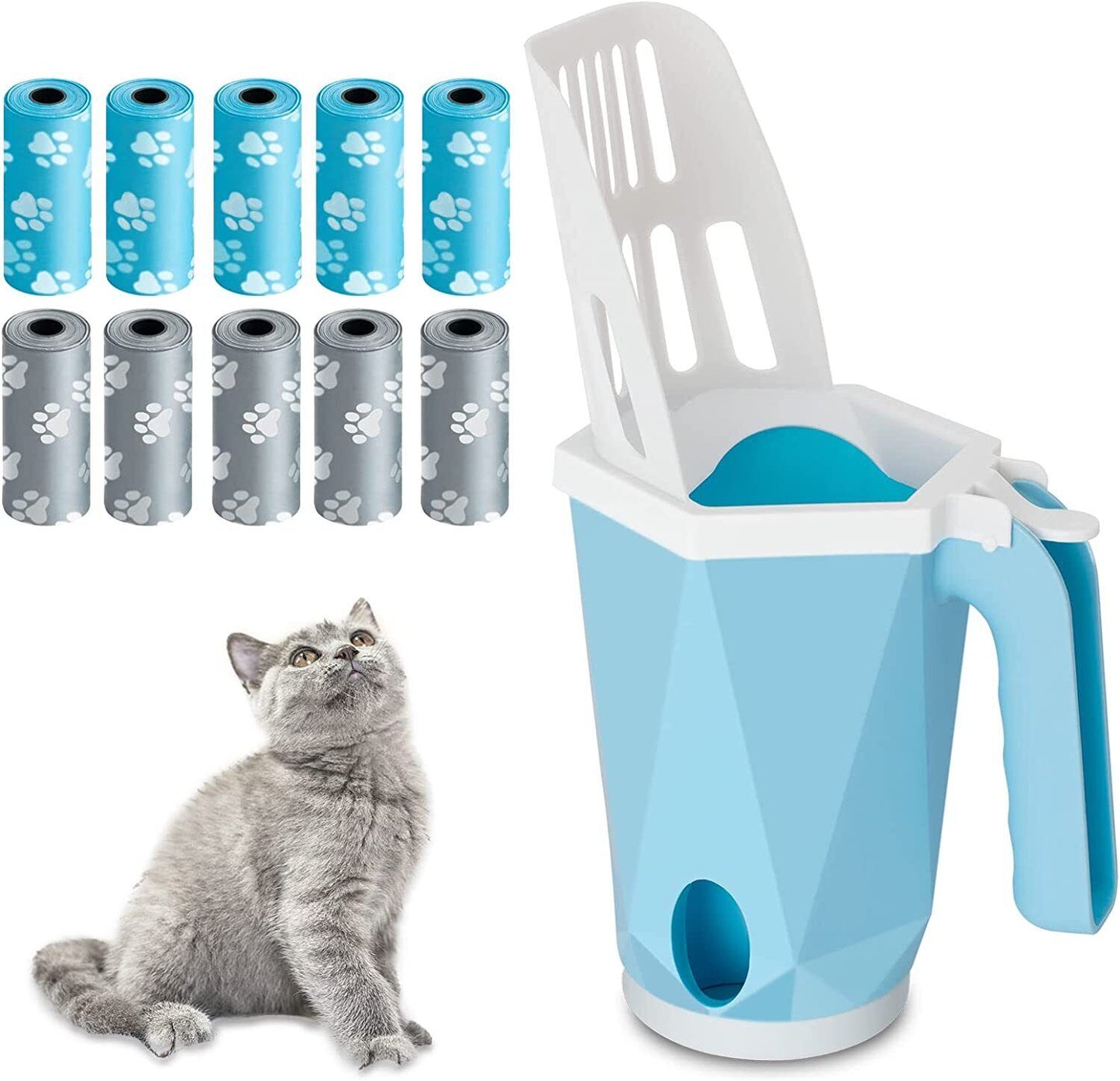 Cat Litter Scoop Scooper Box Removable Deep Shovel Large Capacity Waste NEW