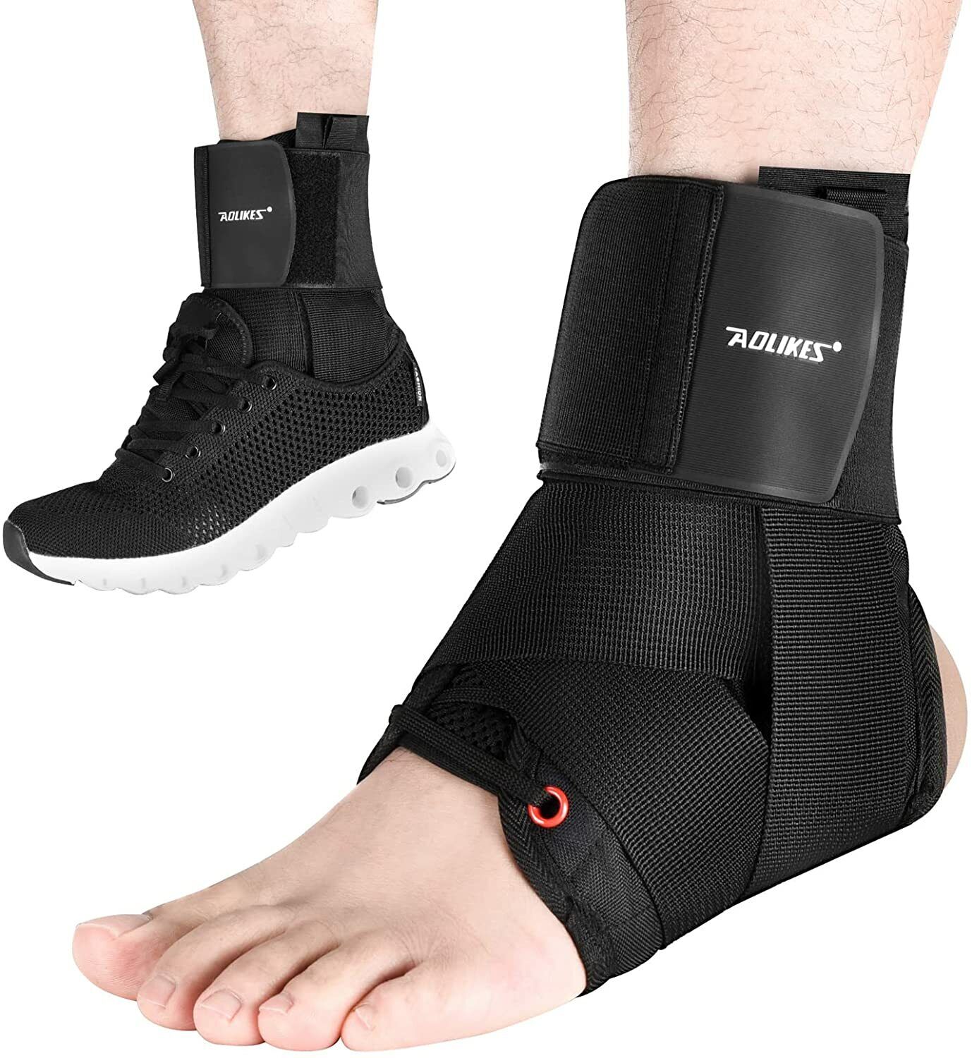 Large L  Ankle Brace for Women Men 2022 Comfortable] [Supportive] Lace Up Ankle
