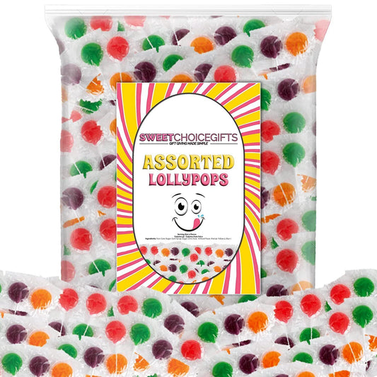 Lollipops - Classic - Candy Suckers - Assorted Flavors - Bulk Candy - 2.5 LB NEW