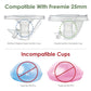 Flange Inserts 21mm (Long) Compatible Medela 24mm PersonalFit Shield, Spectra NE