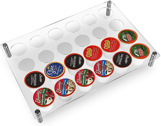 Coffee Pod Holder Acrylic Coffee Pods Display Rack & Storage Organizer K Cup