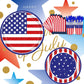 NEW 4th of July Decorations - Patriotic Party Supplies 244Pcs Paper Plates