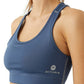 Active Padded Sports Bras Women Comfortable Workout Tops/Removable Small S Blue