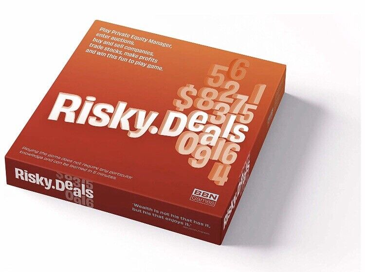 New - 2020 Risky Deals - The Stock Market Game. A Unique Classic Type of Game f