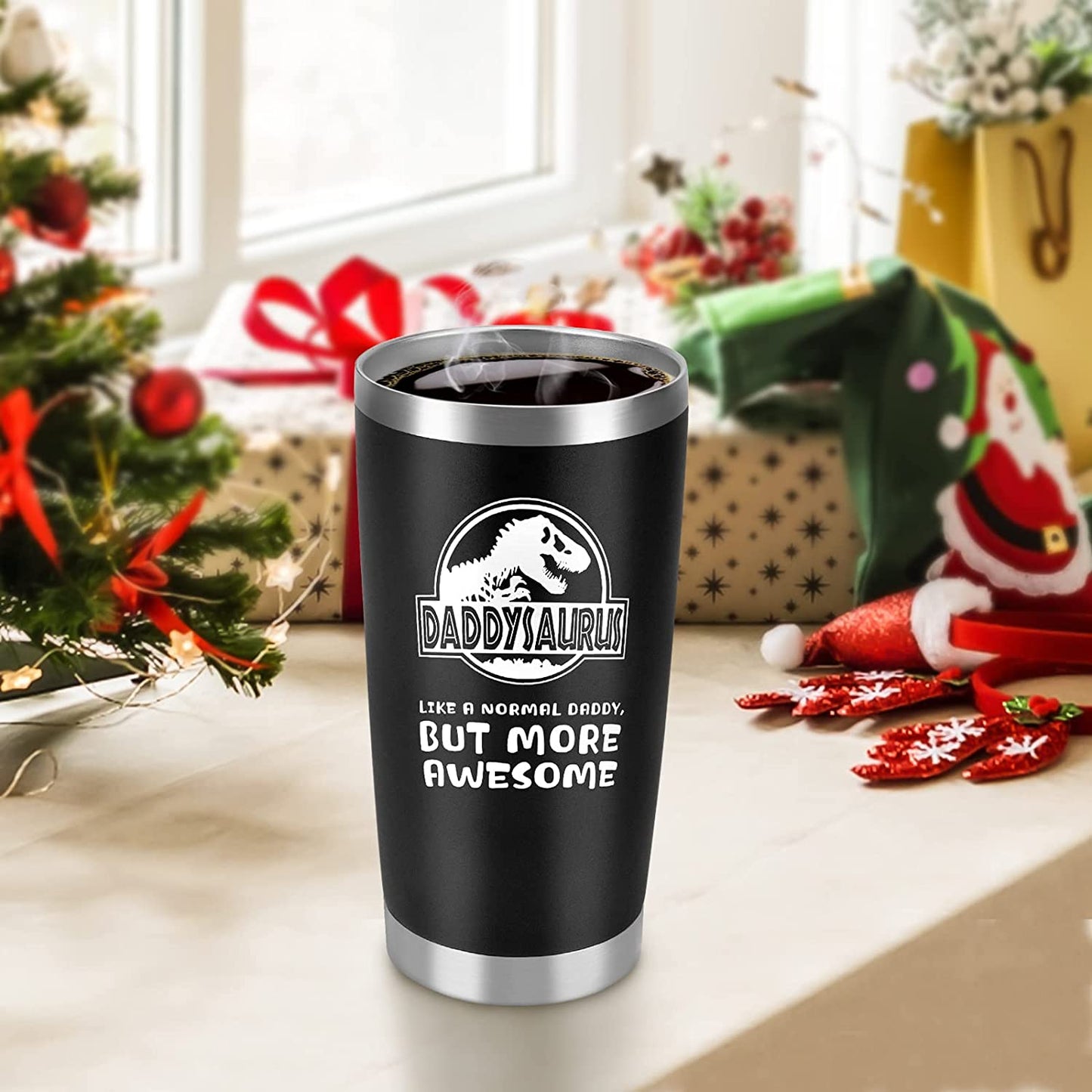 Gifts for Men Father Dad, 20 OZ Wine Tumbler for Him Boyfriend Fiancé, Christmas Stocking Stuffers Valentines Day Awesome Gifts From Daughter or Son Wife for Husband Festival Birthday Funny Presents
