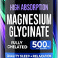 Magnesium Glycinate 500MG Capsules - Magnesium Glycinate for Women & Men, Kids & Adults - Magnesium for Bedtime & Relaxation - Ashwagandha Root Extract + Manganese - 200 Vegan Capsules
