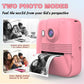 New pink Kids Camera Instant Print - Instant Print Camera for Kids, Inkless Camera Instant Print, Kids Digital Camera, Toddler Camera Video Cameras Kids Toys Christmas Birthday Gifts for Girls Boys Age 3-12