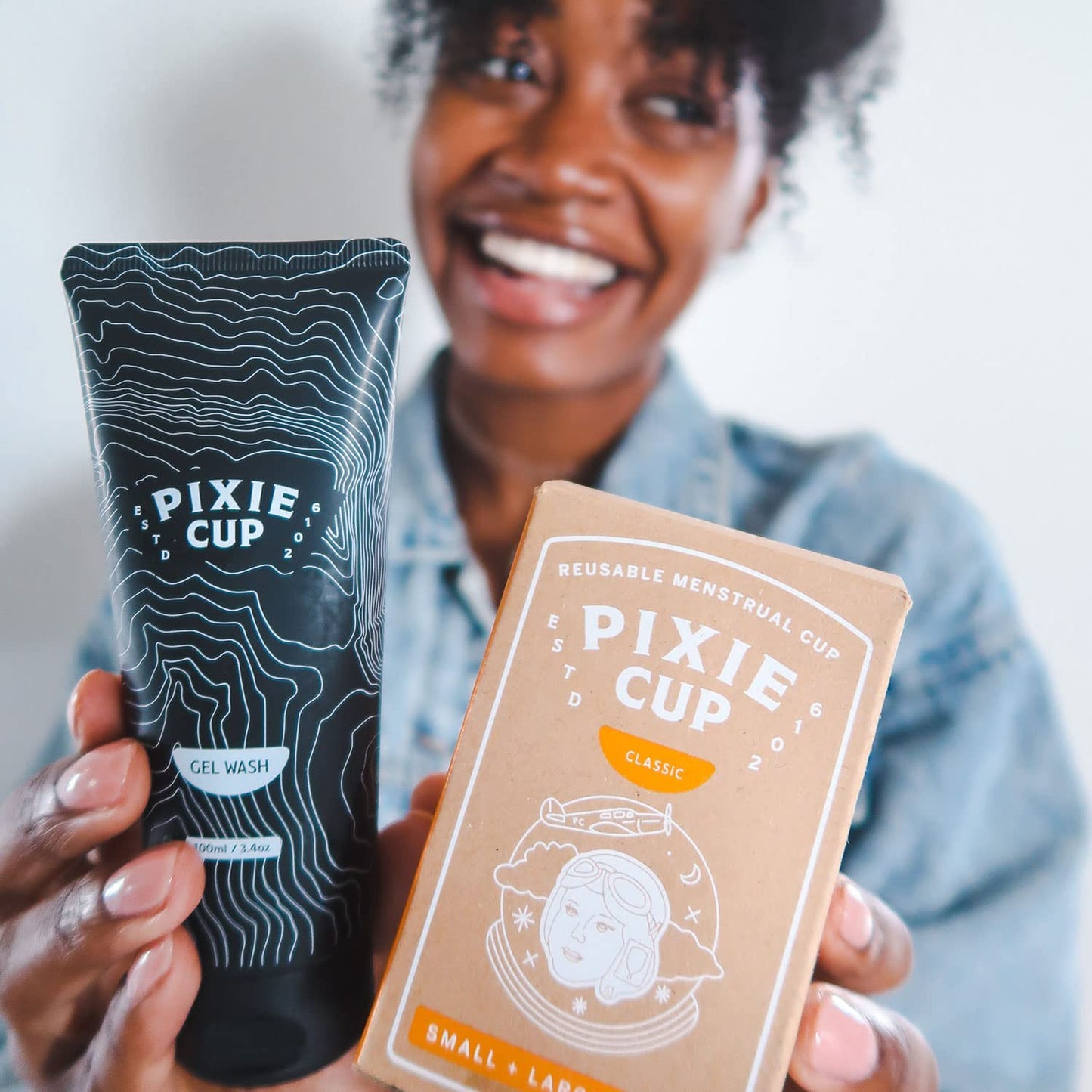 New Menstrual Cup Wash - Best Formula to Wash Your Period Cups - Organic and Natural Ingredients & pH Balanced - Travel Size - Gel Cleaner - Sterilizer Soap for Menstrual Discs (3.4 Ounces)