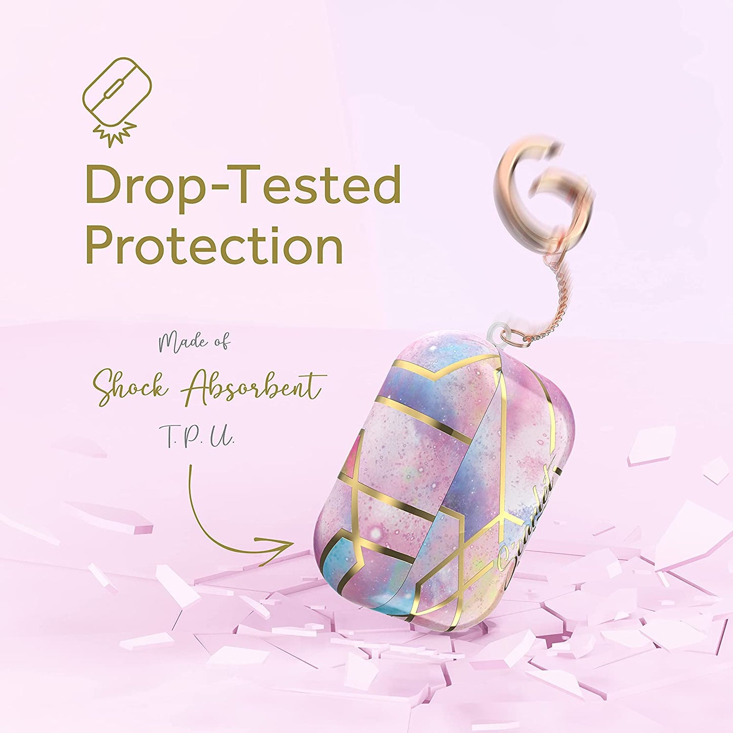 AirPods Pro Case Protective Cute Cover — SCARLET AirPods Pro / Stardust