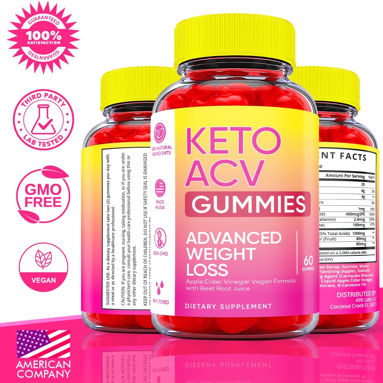 Keto ACV Gummies Advanced Weight Loss, Keto ACV Gummies, Advanced Keto ACV Gummies, ACV Keto Gummies for Weight Loss, Weight Loss Gummies, ACV Supplement Work Fast Women Plus Men (2 Pack)