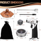 New Cocktail Smoker Kit with Torch - 4 Flavors Wood Chips - Old Fashioned Smoker Kit, Drink Smoker Kit, Whiskey Smoker Infuser Kit, Bourbon Whiskey Gifts for Men, Dad, Husband (NO Butane)