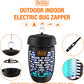 BLACK+DECKER Bug Zapper Electric Lantern with Insect Tray, Cleaning Brush, Light Bulb & Waterproof Design for Indoor & Outdoor Flies, Gnats & Mosquitoes Up to 625 Square Feet