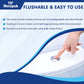 New Toilet Seat Covers Disposable (100 Pcs) - XL Flushable Disposable Toilet Seat Cover for Kids Potty Training, Adults - 100% Biodegradable - Travel Essential Accessories for Airplane, Camping