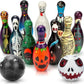 New halloween Games Bowling Set for Kids Party Supplies, Christmas Bowling Pins Bowling Balls Family Indoor Outdoor Party Games, Xmas Party Supplies Favors