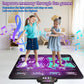 New Kids Dance Mat Toys - 2-Player Dance Pad Gifts for Girls Boys Toddlers 3 4 5 6 7 8 9 + Year Old Electronic Dancing Mat Floor Games Toy with Music Light Christmas Birthday Gift (Purple)