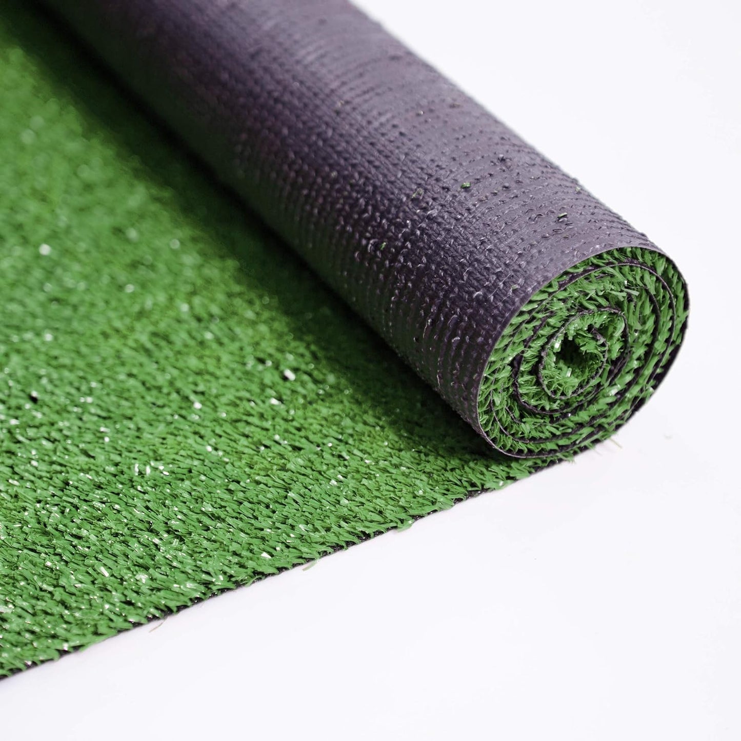 New Waterproof Solid Grass Design Indoor/Outdoor 16x43 Modern Outdoor Artificial Grass Area Rug for Backyard, Patio, Garage, 16" x 43", Green