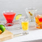 NEW Afina 4-Piece Cocktail Glasses Set, 8-Ounce Martini Glasses Drink Cups Bar