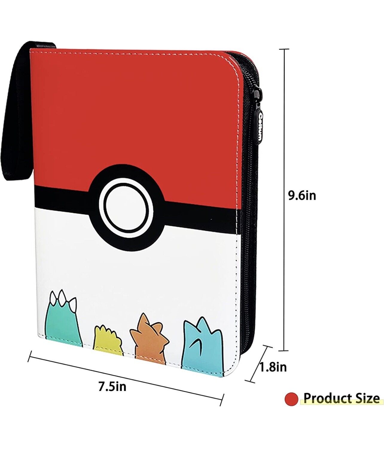 New Trading Card Binder 4-Pocket for TCG Cards, 440 Pockets Card Holder with 55 R...